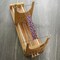 The Beadsmith Rick's Beading Loom, 13.5 x 3.75 x 4.5 inches, Wooden, Two-Warp Loom, Illustrated Instructions Included, No Assembly Required, Use to Create Necklace and Bracelet Designs